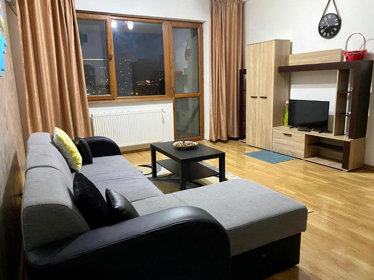 Sky Modern 1 Bedroom Apt W Free Parking Bucarest Esterno foto